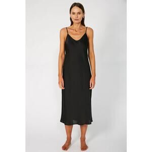 Moochi Women's Red Sleeveless V-Neck Angle Maxi Dress Size 8